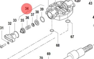 Клапан насоса Comet 1220 0034