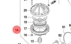 Демпфер аккумулятора Comet 1225 0014