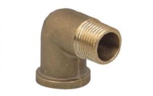 Фитинг латунный 90° 1/2" M-F