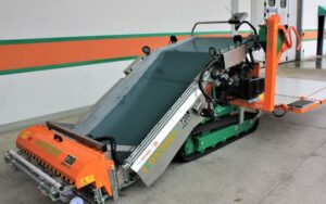 Самоходный гусеничный комбайн для сбора салатов Ortomec 7200 Herbex