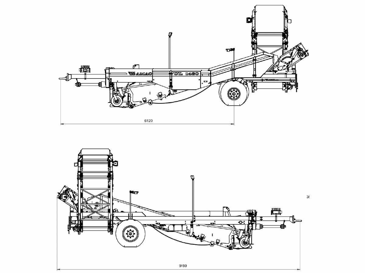 Подборщик лука AMAC UL1480